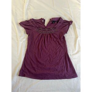 banana republic embellished top small